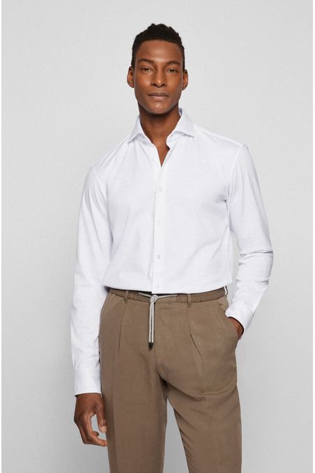CAMISA REGULAR FIT DE TEJIDO HOMBRE