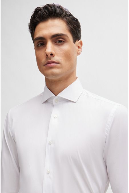 CAMISA SLIM FIT DE ALGODÓN HOMBRE