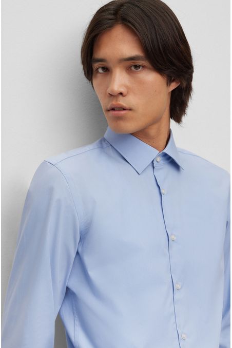 CAMISA SLIM FIT DE ALGODÓN HOMBRE