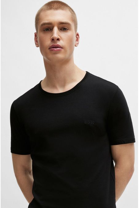 PAQUETE DE 3 POLOS INTERIORES DE ALGODÓN HOMBRE