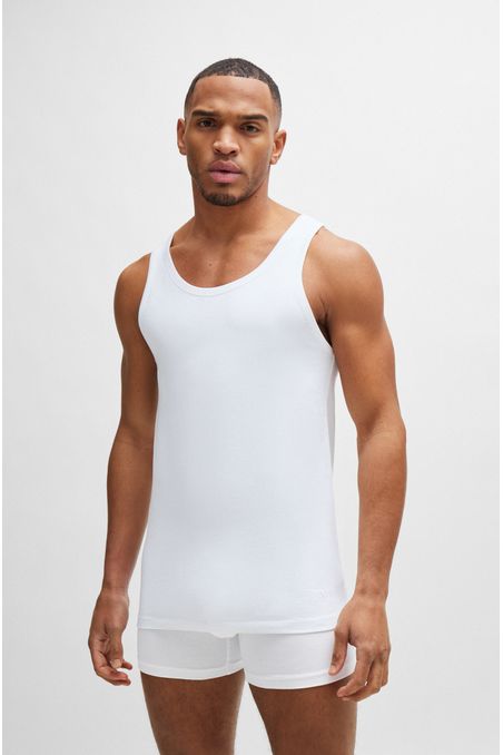PAQUETE DE 3 POLOS INTERIORES DE ALGODÓN HOMBRE