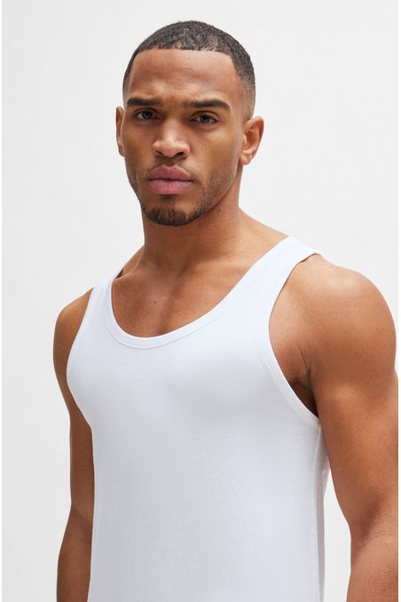 PAQUETE DE 3 POLOS INTERIORES DE ALGODÓN HOMBRE
