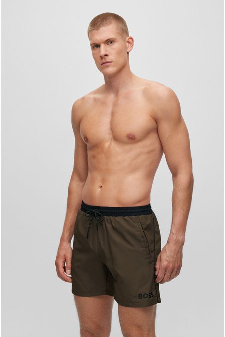 TRAJE DE BAÑO CON LOGO HOMBRE