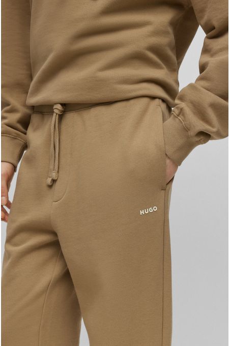 PANTS DE ALGODÓN CON LOGO ESTAMPADO HOMBRE