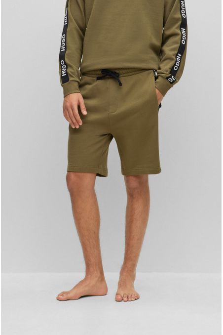SHORTS DE FELPA DE ALGODÓN CON LOGOS HOMBRE