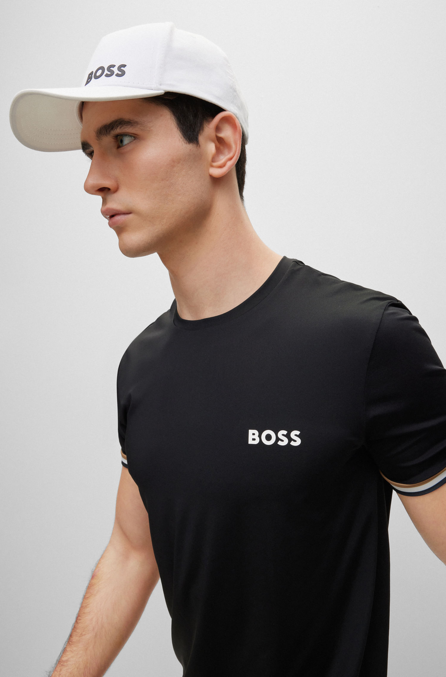 Polo Regular Fit Cuello Redondo Boss X Matteo Berrettini Hombre BOSS HUGO BOSS Peru Tienda oficial para Hombre y Mujer