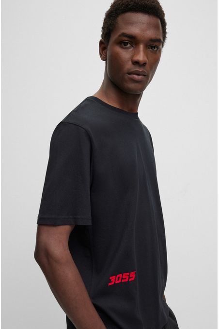 POLO RELAXED FIT DE ALGODÓN CON ESTAMPADOS HOMBRE