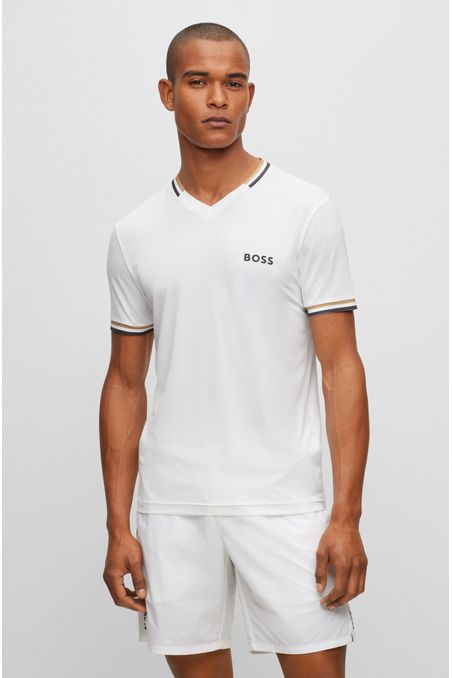 POLO SLIM FIT BOSS X MATTEO BERRETTINI HOMBRE