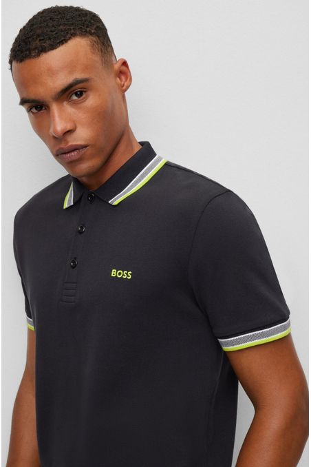 POLO PIQUÉ REGULAR FIT DE ALGODÓN CON LOGO HOMBRE
