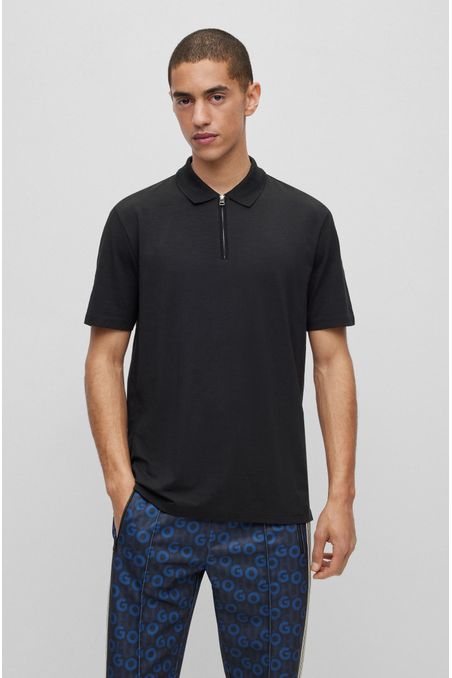 POLO PIQUÉ REGULAR FIT DE MEZCLA DE ALGODÓN HOMBRE