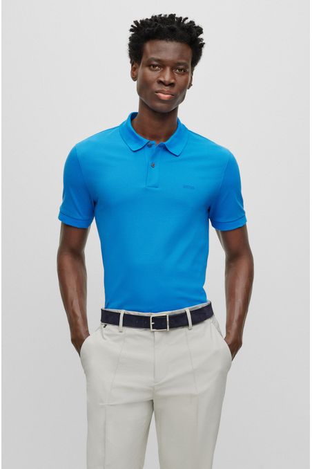POLO PIQUÉ REGULAR FIT DE ALGODÓN CON LOGO HOMBRE
