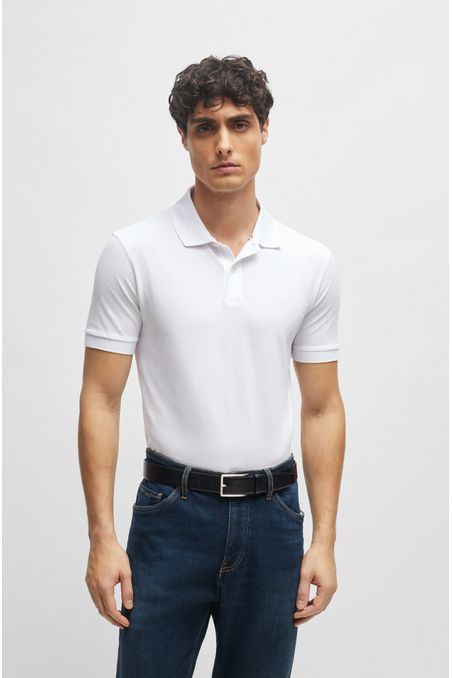 POLO PIQUÉ REGULAR FIT DE ALGODÓN CON LOGO HOMBRE