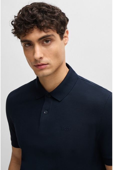 POLO PIQUÉ REGULAR FIT DE ALGODÓN CON LOGO HOMBRE