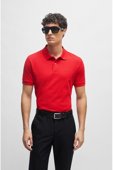 POLO PIQUÉ REGULAR FIT DE ALGODÓN CON LOGO HOMBRE