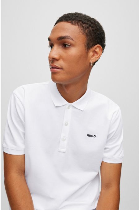 POLO PIQUÉ DE ALGODÓN CON LOGO HOMBRE
