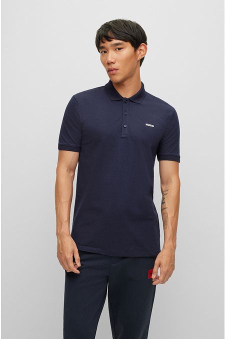 POLO PIQUÉ DE ALGODÓN CON LOGO HOMBRE