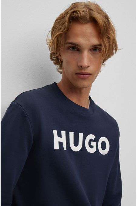 POLERA REGULAR FIT DE CUELLO REDONDO CON LOGO HOMBRE