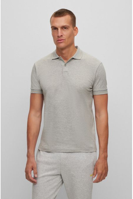 POLO PIQUÉ REGULAR FIT DE ALGODÓN CON LOGO HOMBRE