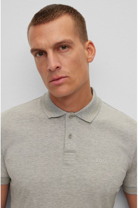 POLO PIQUÉ REGULAR FIT DE ALGODÓN CON LOGO HOMBRE