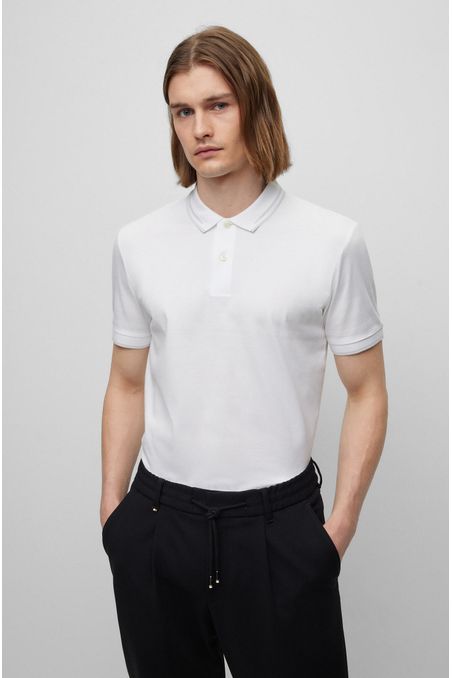 POLO PIQUÉ SLIM FIT DE ALGODÓN HOMBRE