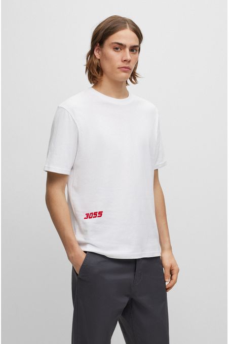 POLO RELAXED FIT DE ALGODÓN CON ESTAMPADOS HOMBRE