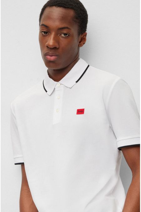 POLO PIQUÉ SLIM FIT DE PIQUÉ DE ALGODÓN HOMBRE