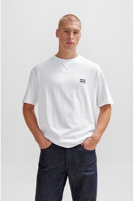 POLO OVERSIZE FIT CON ILUSTRACIÓN HOMBRE