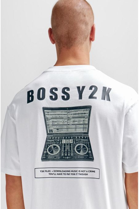 POLO OVERSIZE FIT CON ILUSTRACIÓN HOMBRE