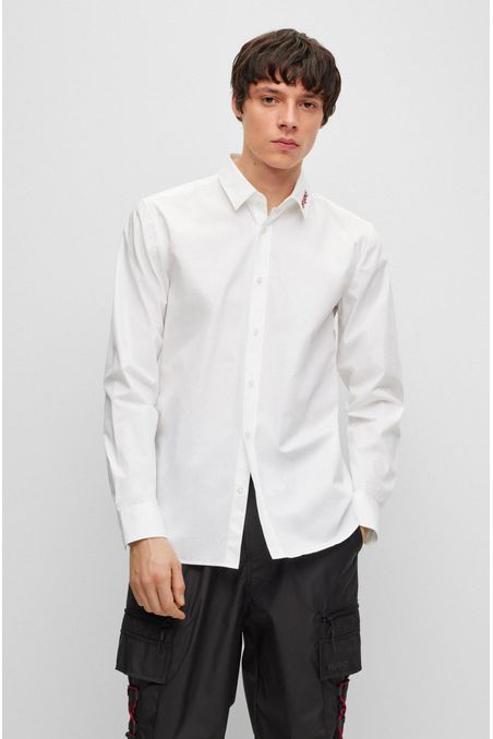 CAMISA EXTRA SLIM FIT DE ALGODÓN HOMBRE