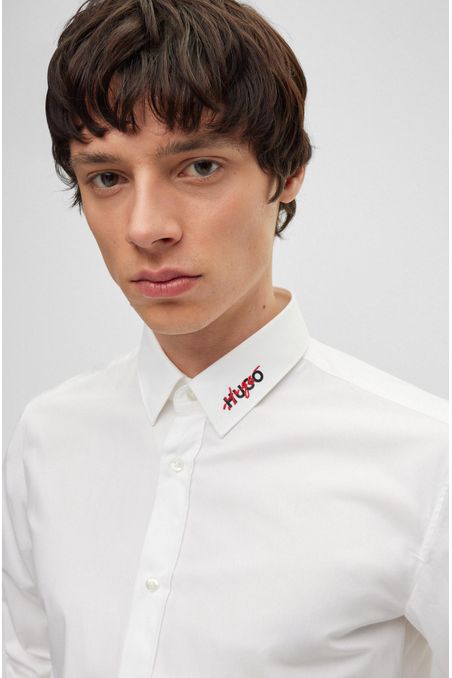 CAMISA EXTRA SLIM FIT DE ALGODÓN HOMBRE