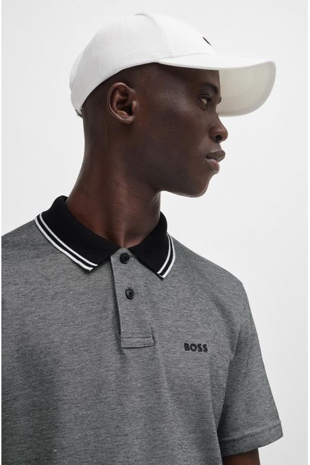 GORRA DE ALGODÓN CON LOGO BORDADO HOMBRE