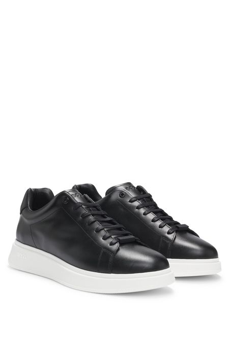 ZAPATILLAS DE PIEL CON SUELA DE GOMA HOMBRE
