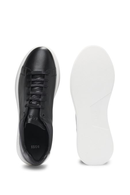 ZAPATILLAS DE PIEL CON SUELA DE GOMA HOMBRE