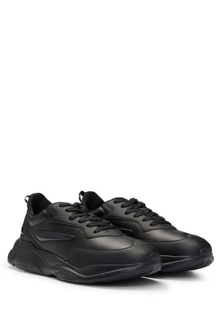 ZAPATILLAS EN MEZCLA DE MATERIALES CON TEJIDO HOMBRE