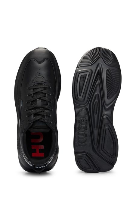 ZAPATILLAS EN MEZCLA DE MATERIALES CON TEJIDO HOMBRE
