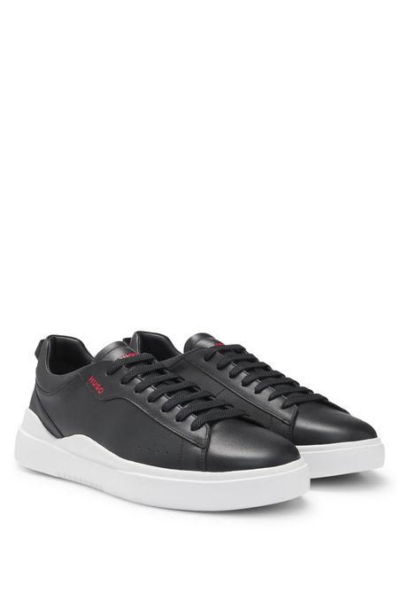 ZAPATILLAS TIPO CUPSOLE EN PIEL LISA HOMBRE