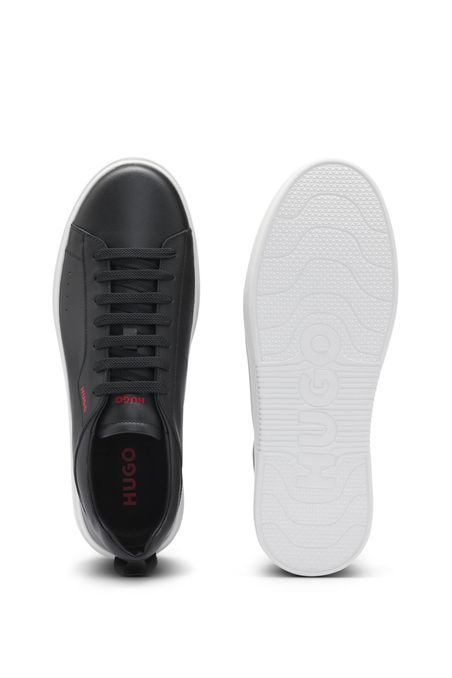 ZAPATILLAS TIPO CUPSOLE EN PIEL LISA HOMBRE
