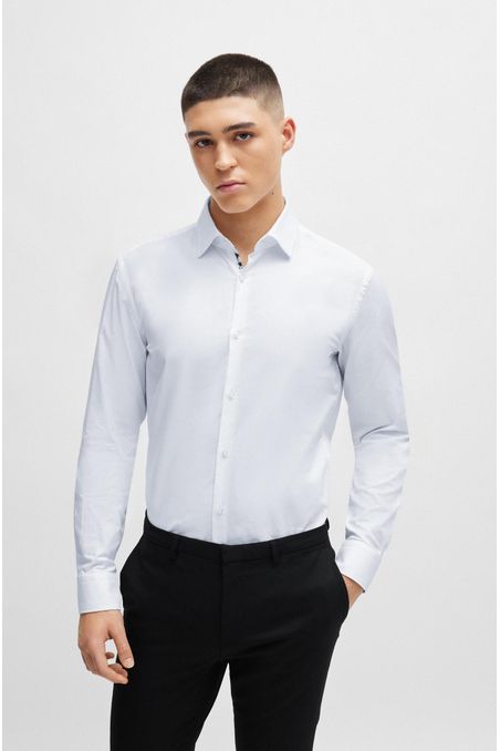 CAMISA SLIM FIT DE ALGODÓN OXFORD HOMBRE