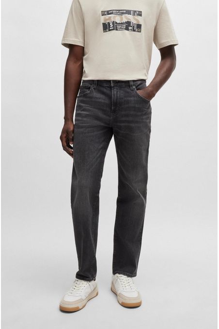 JEANS REGULAR FIT EN TEJIDO ELÁSTICO HOMBRE