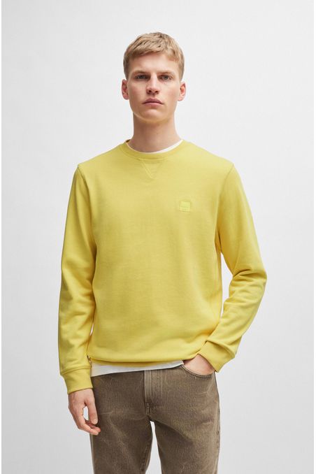 POLERA REGULAR FIT CON PARCHE DE LOGO HOMBRE