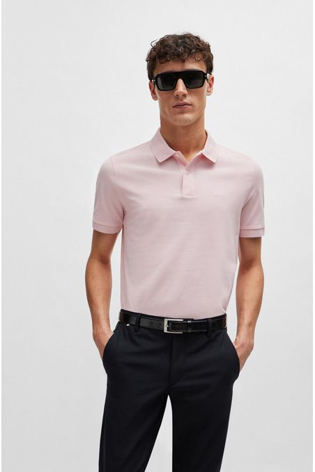 POLO PIQUÉ REGULAR FIT DE ALGODÓN CON LOGO BORDADO HOMBRE
