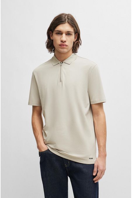 POLO PIQUÉ REGULAR FIT DE MEZCLA DE ALGODÓN HOMBRE