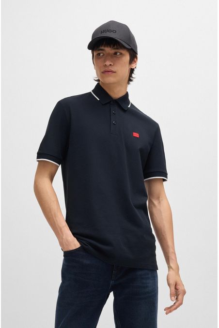 POLO PIQUÉ SLIM FIT DE PIQUÉ DE ALGODÓN CON LOGO HOMBRE