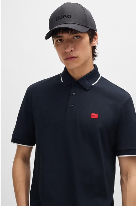 POLO PIQUÉ SLIM FIT DE PIQUÉ DE ALGODÓN CON LOGO HOMBRE