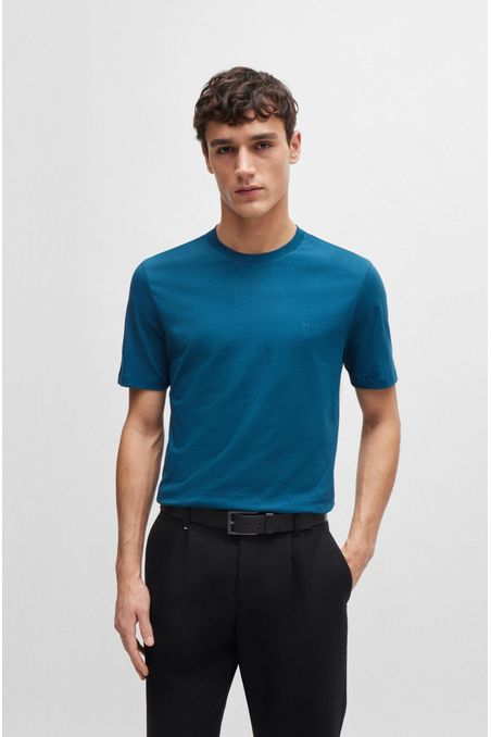 POLO REGULAR FIT DE ALGODÓN CON ESTAMPADO HOMBRE