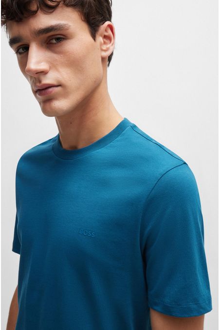 POLO REGULAR FIT DE ALGODÓN CON ESTAMPADO HOMBRE