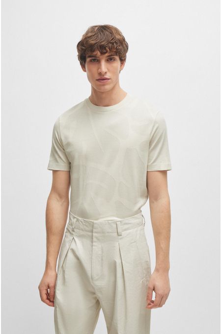 POLO REGULAR FIT DE ALGODÓN CON ESTAMPADO HOMBRE