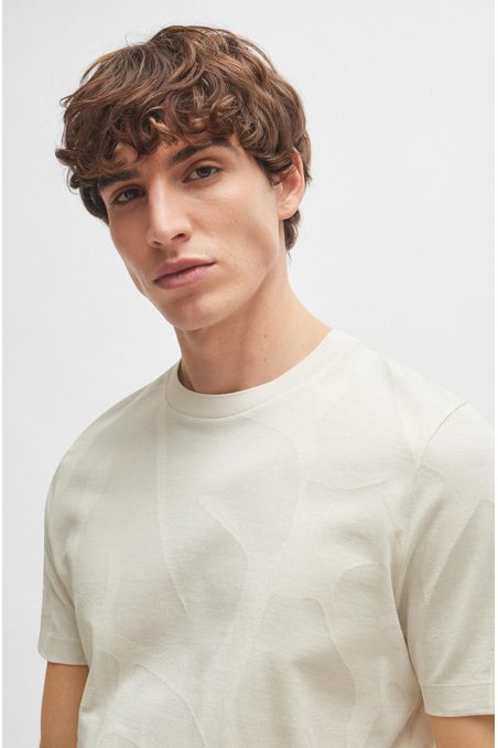 POLO REGULAR FIT DE ALGODÓN CON ESTAMPADO HOMBRE