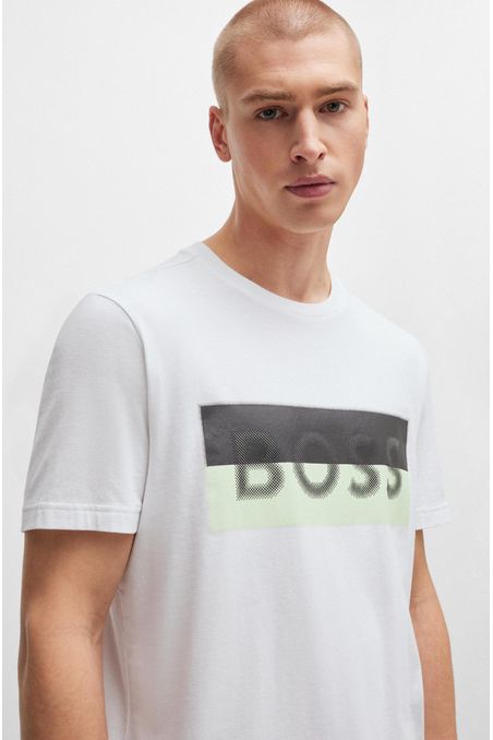 POLO REGULAR FIT DE ALGODÓN CON LOGO DE DISEÑO HOMBRE