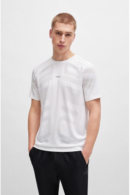 POLO REGULAR FIT DE JACQUARD TÉCNICO CON LOGO HOMBRE